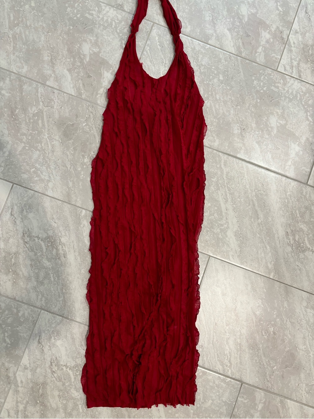 Red dress